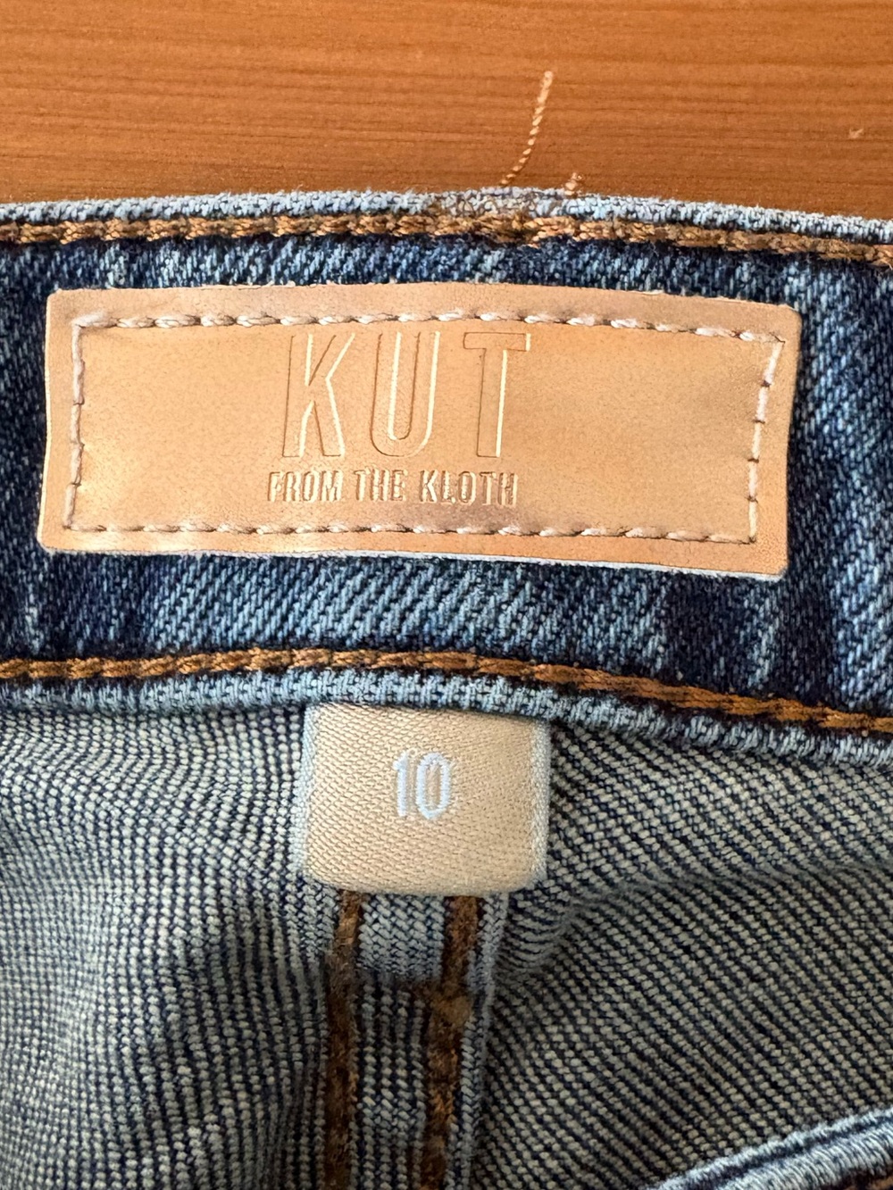 Kut From the Kloth Meg Fab Ab Wide Leg High Rise Jeans Size 10 - Picture 4 of 14